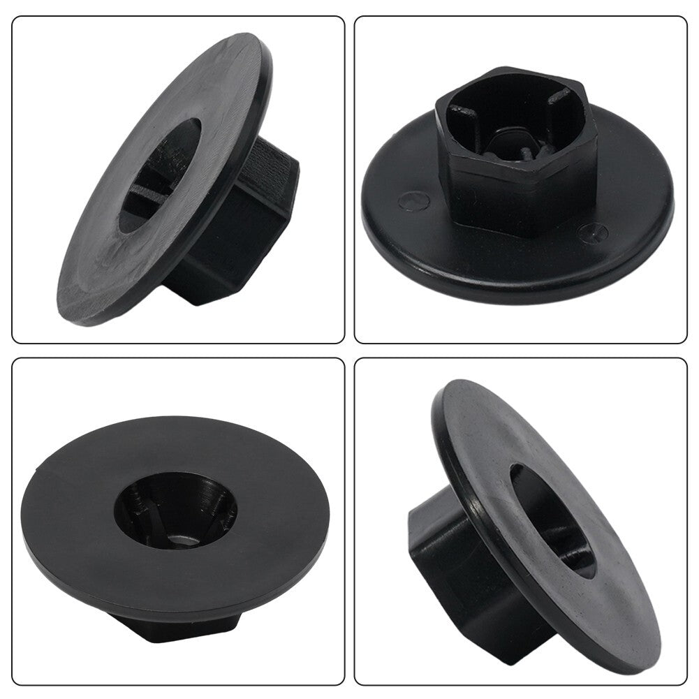 2 Piece Car Suv Universal Slotted Frame Rail Floor Jack Protection Adapter Lift Rubber - v