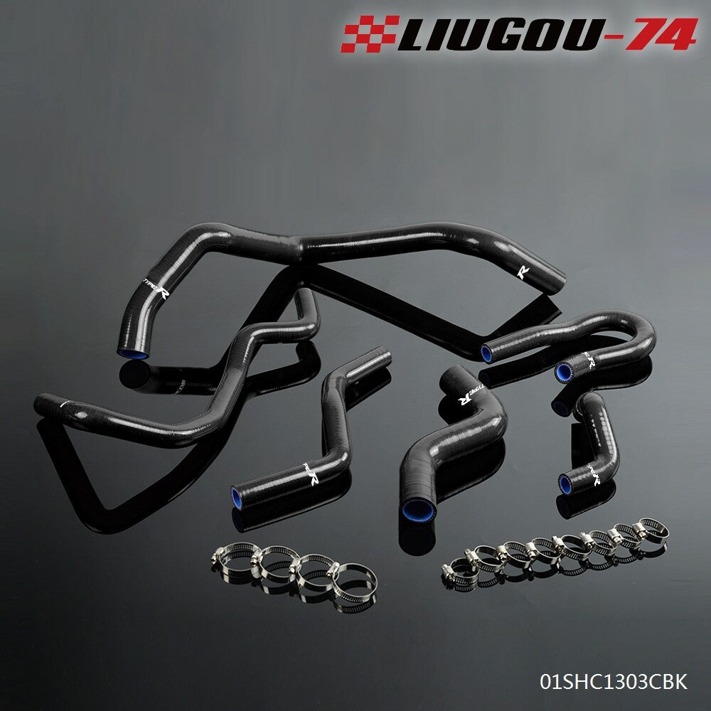 Black Silicone Radiator Hose US for for Honda for CIVIC 16L SOHC D15/16 EG EK 92-00- v