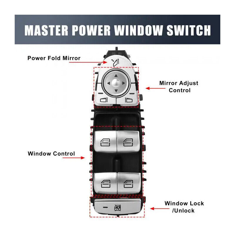 Master Driver Power Window Switch A2059056811 is suitable for C300 and GLC300. n