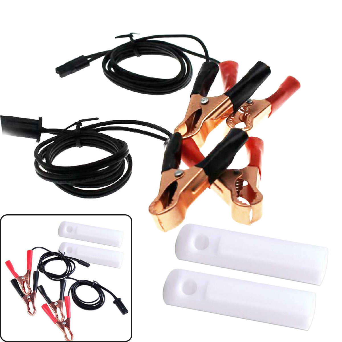 A set Universal Car New Vehicles Fuel Injector Flush Cleaner Adapter DIY Kit Set n