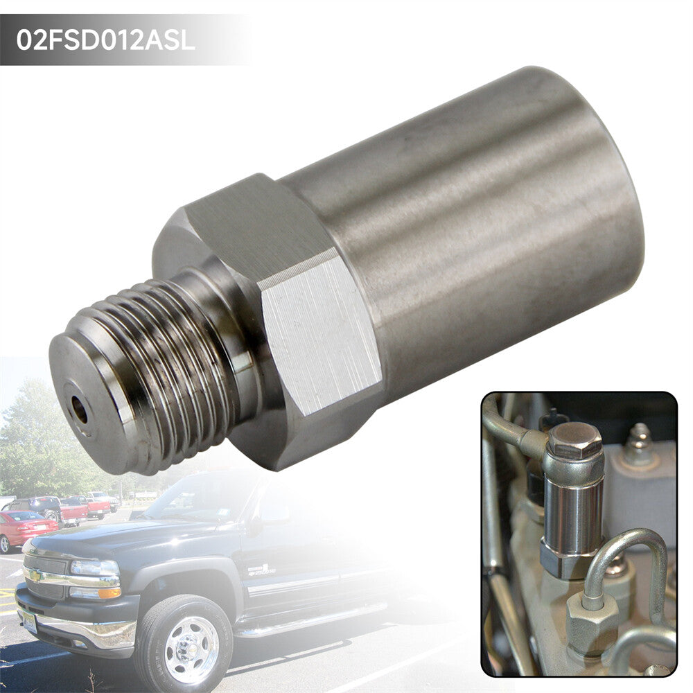 for Chevy for GMC 6.6L Duramax LB7 2001-2004 Fuel Rail Plug Pressure Relief Valve