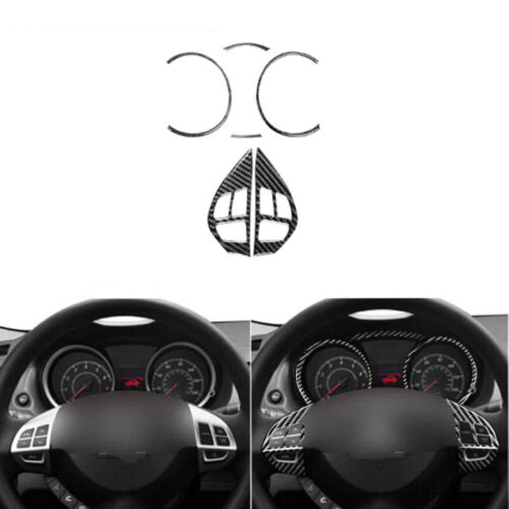 Red Carbon Fiber Front Door Window Control Cover Trim for Chrysler 200 2011-2014 v