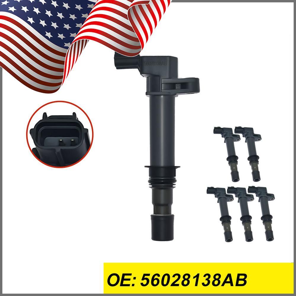 8PCS Ignition Coil for Dodge for Ram 1500 Durang Dakota 3.7/4.7L for Jeep Grand Cherokee