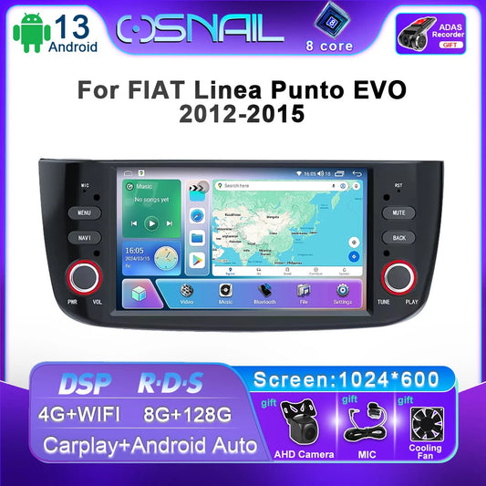 for Fiat Linea Punto EVO Stereo Car Radio Video Player GPS Navi Screen AutoRadio