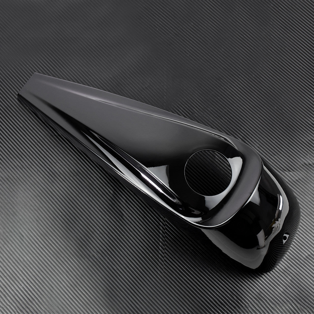 Gloss Black Dash Fuel Console Cover Fit for Harley Touring Road Glides 2008-2021 Q