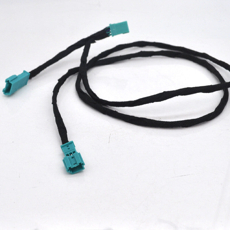 Illuminated LED AC/Radio footwell Y-adapter splitter cable For F30 F32 M3 M4 v