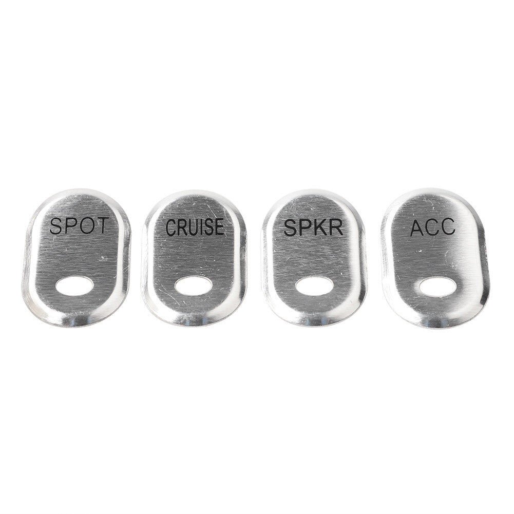 Brushed panel switch protective sleeve chrome for Harley Electra Glide Classic FLHTCU- n