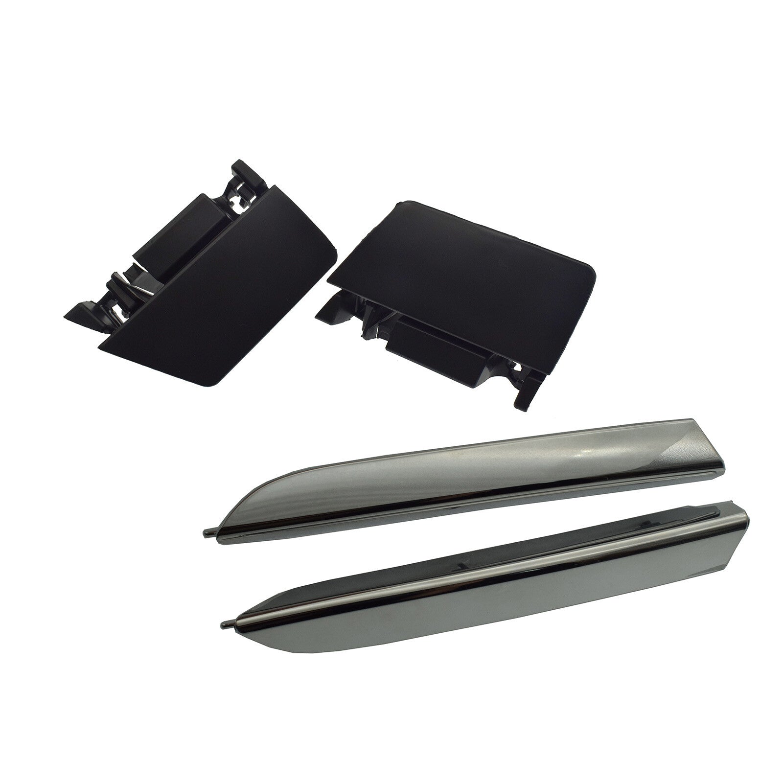 for Lexus RX350 RX450h Front Left  Right Bumper Tow Hook Cover Trim Molding Set