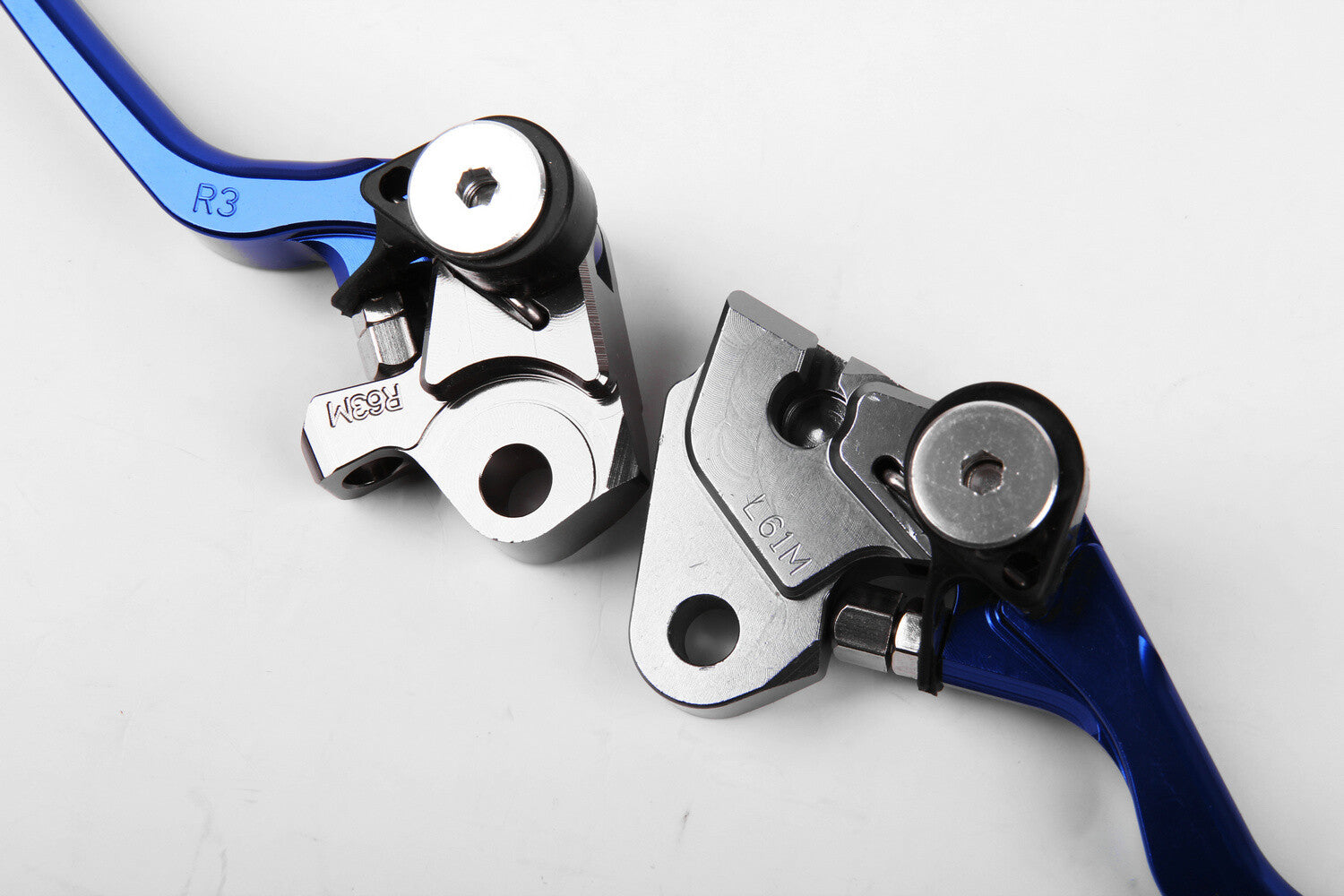 for Yamaha YZ125 YZ250 2008-2014 Clutch Brake Pivot Levers Blue CNC US 2013 2012