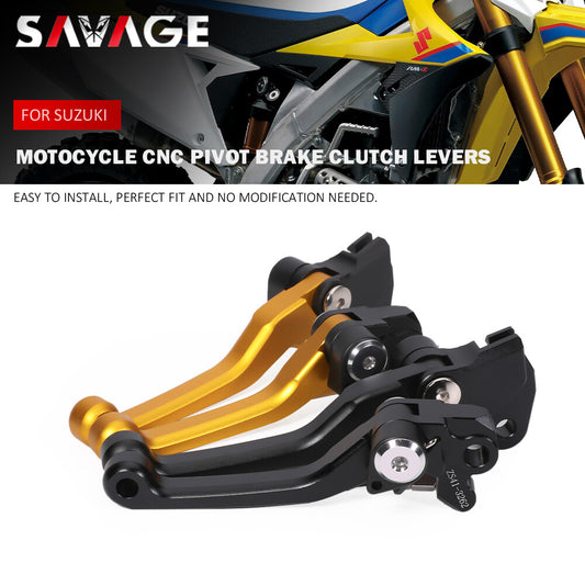 CNC Pivot Brake Clutch Levers for SUZUKI RMZ 450 RMZ 250 2024 2007 RM-Z 450 250 Q