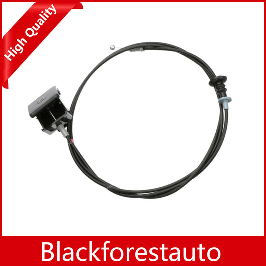 BP4K56720 Black Fit for Mazda 3 2004-2009 Hood Latch Release Handle Switch Cable