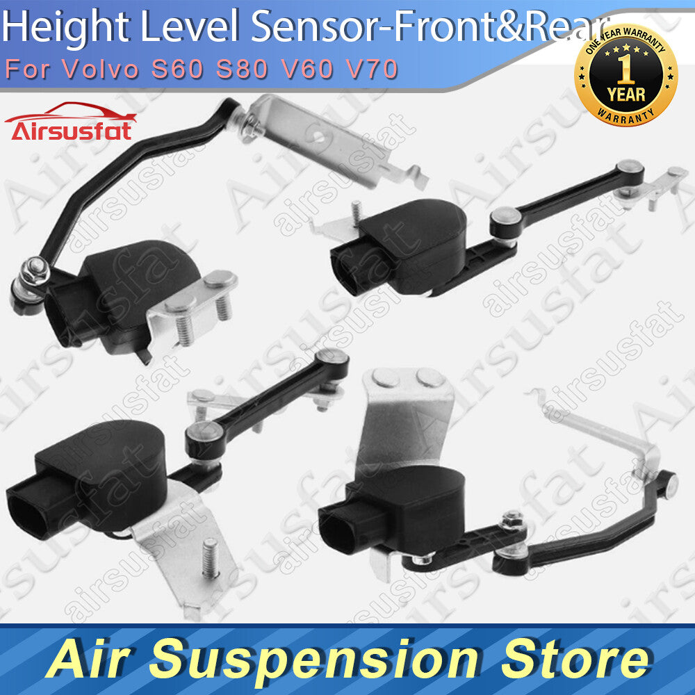 4x Fit for Volvo S60 S80 V60 V70 XC60 XC70 FrontRear Ride Height Level Sensor