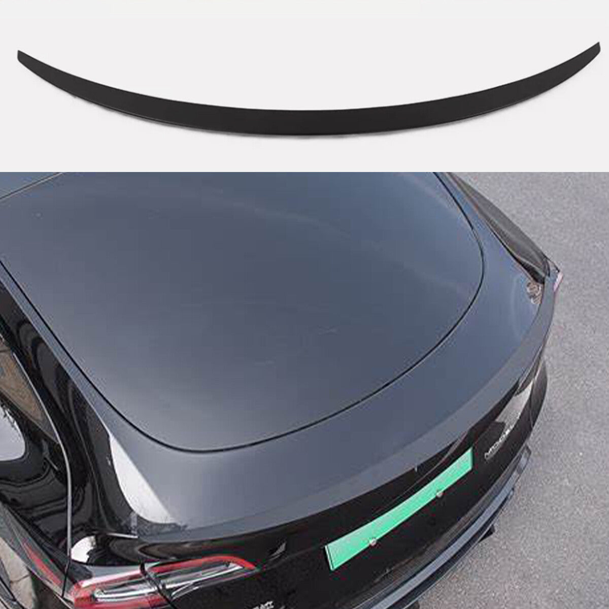 ABS Spoiler For 2020-2023 for Model Y Rear Spoiler Wing Lip Matte Black n