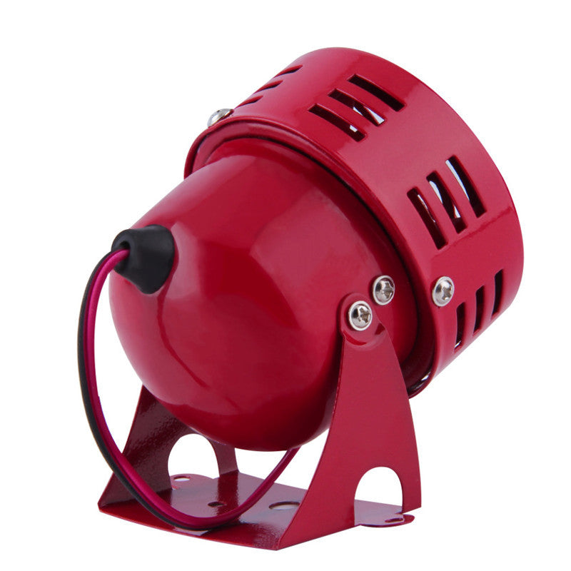 3 12V Red Motorcycle Driven Air Raid Sound Horn