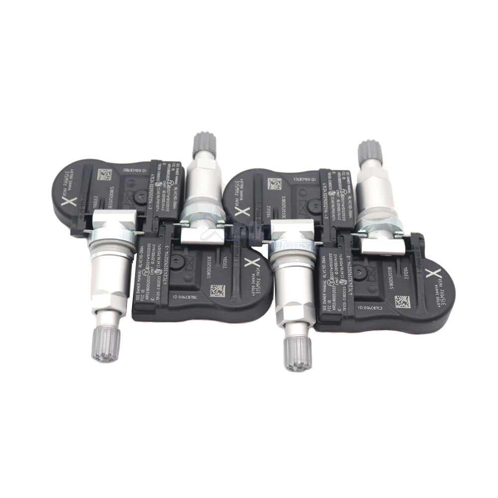 4pcsTPMS Tire Pressure Sensor 40700-3AN1A for Nissan Leaf Sentra Versa 315Mhz