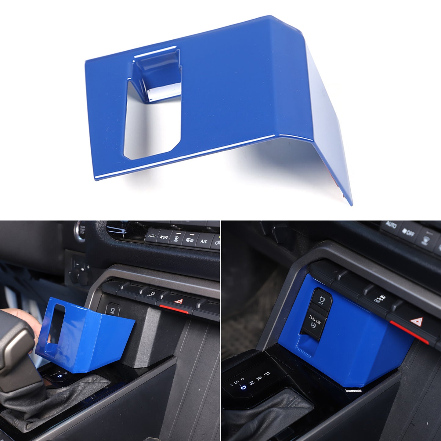 Suitable for Tundra 2022/2024 models, blue electronic parking brake frame trim (1 piece) n