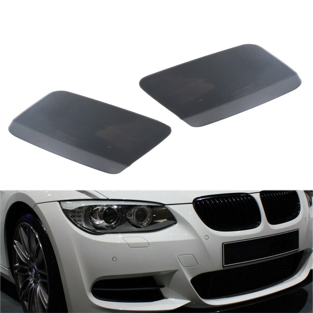 2 Bumper Headlight Washer Spray Nozzle Cover Left  Right Fits for BMW E92 328i 335i Q