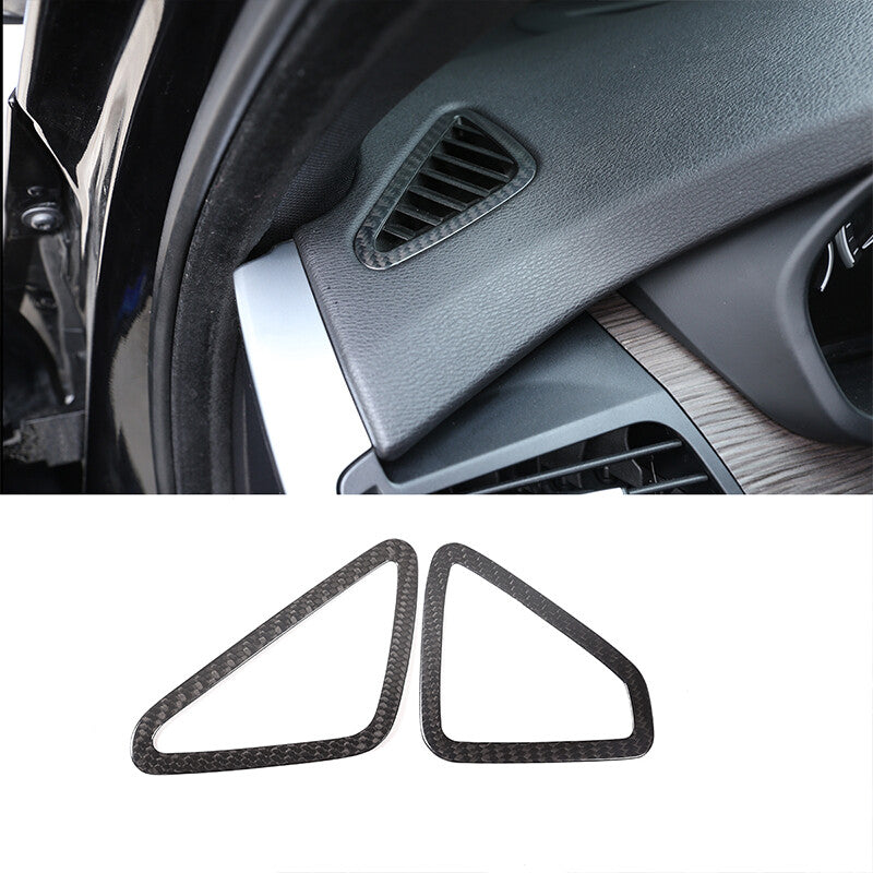 carbon fiber dashboard vent socket cover trim for X5 X6 2014-2018 n