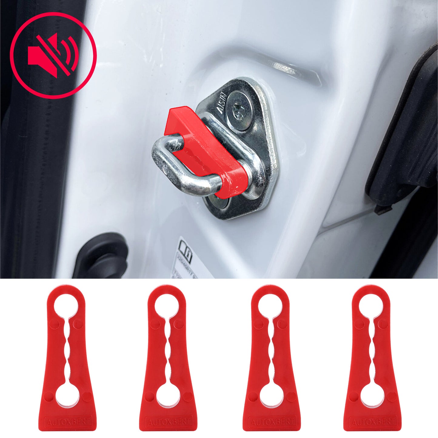 Car Door Lock Sound Damper Buffer for Toyota for Land Cruiser Prado for Camry RAV4 AUS