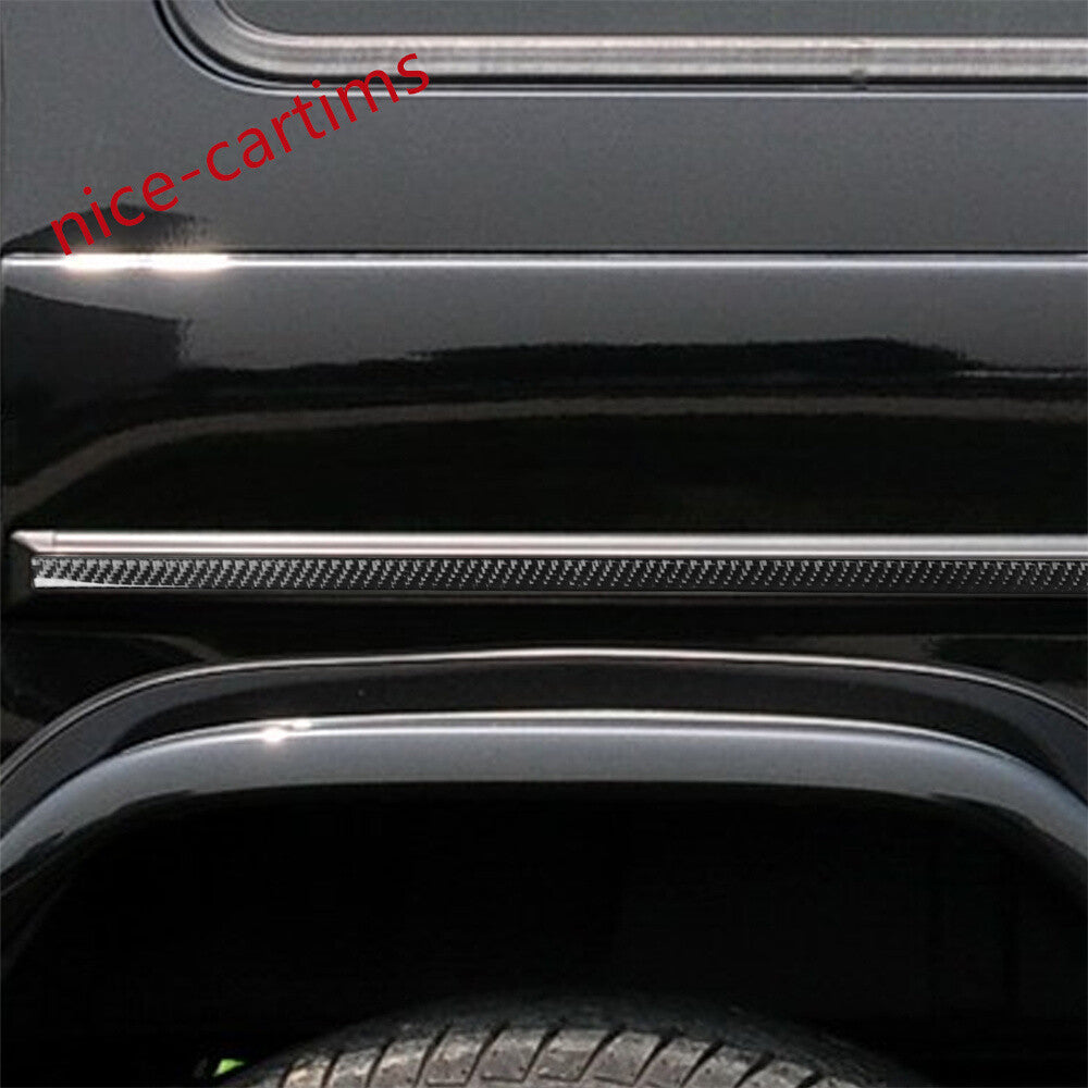 for Benz G Class W463 G500 G63 2012-18 Side Door Body Molding Trim Carbon Fiber