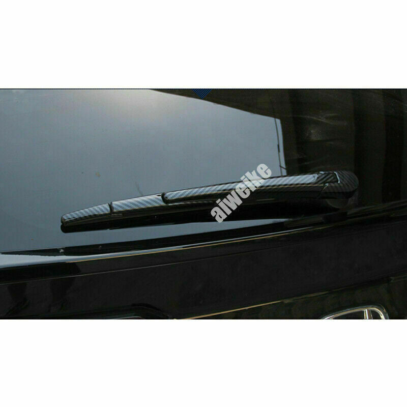 for HONDA CR-V CRV 2017-2022 Carbon Fiber Rear Window Rain Wiper Cover Trim 4pcs