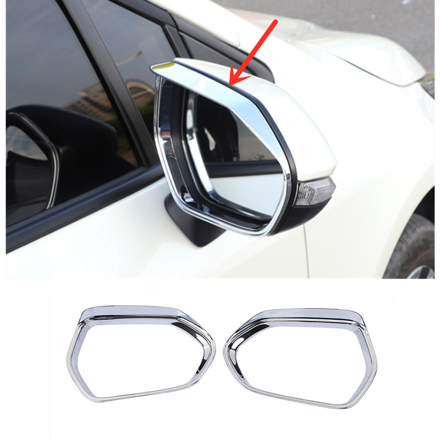 for Toyota for Corolla 2019-2023 Chrome Rearview Mirror Rain Eyebrow frame Trim
