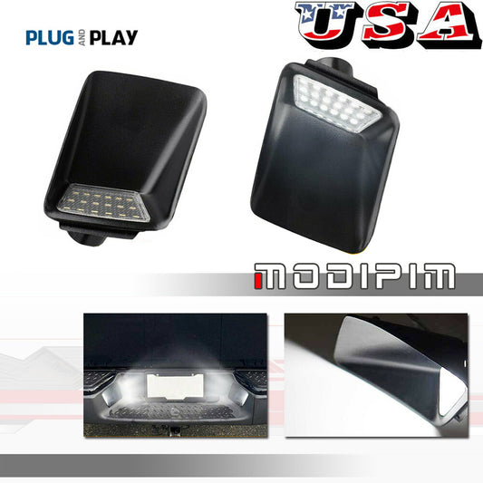 For 04-12 for Colorado/ for GMC for Canyon SMD LED Bumper License Plate Light 2 pcs - v