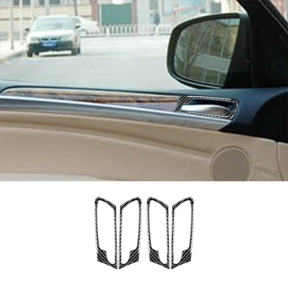 Red Carbon Fiber Center Storage Cover Sticker Trim for Hyundai Azera 2006-2011 v