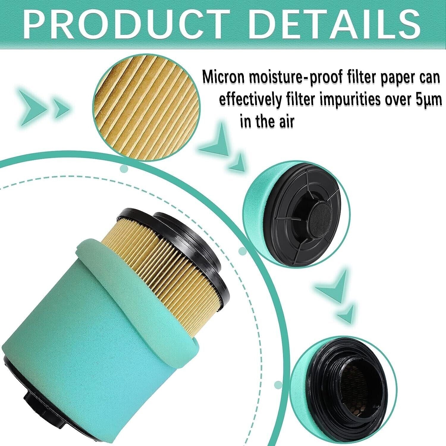 Air Filter for Outlander T MAX 1000 450 570 650 EFI,Outlander L 450 570 EFI