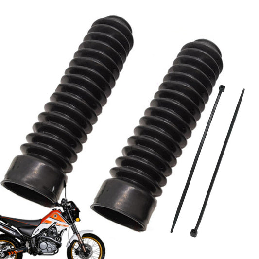 35mm Scooter Fork Rubber Gaiter Boots Fork Shock Absorber Dust Cover Black v