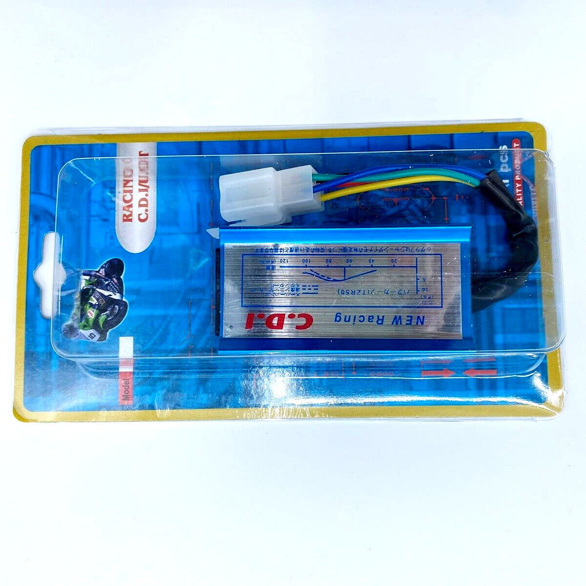 Blue 5-Pin CDI Box Male Connection Fits Chinese Go Kart ATV Pit Bike 50cc-125cc