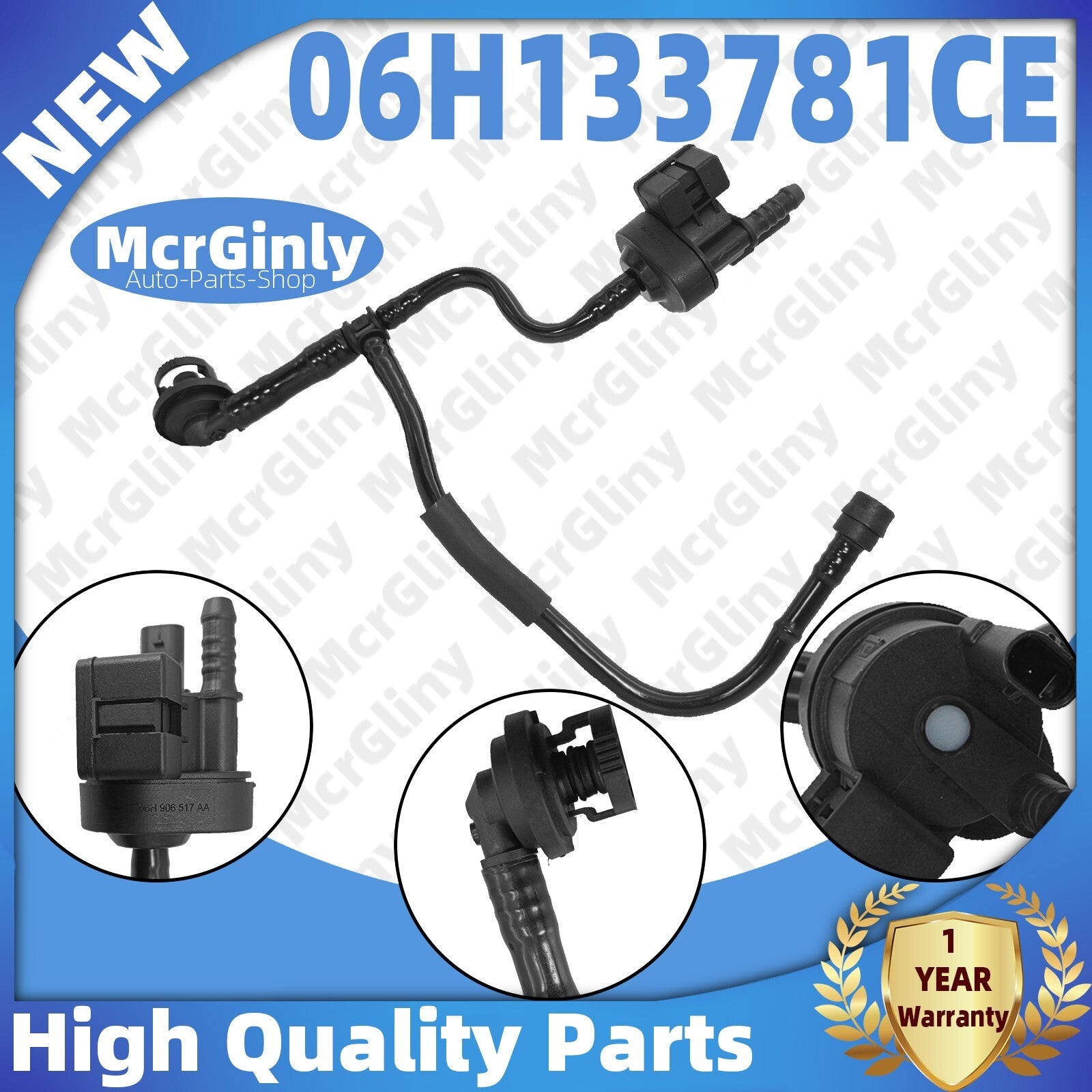 Steam tank purification valve 06H133781BF is suitable for Audi A4, A5, Q5, CPMA, CPMB, CFKA, 2.0T. n