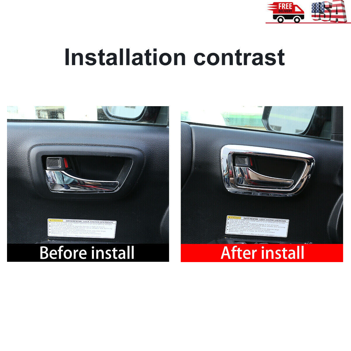 Silver AC Button Patch Cover Decal for Range Rover Sport Vogue 14-17- v