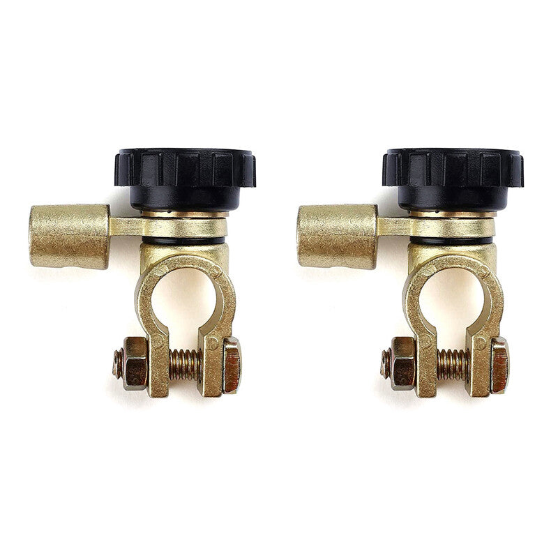2¡ÁBattery Terminals Quick Disconnect Auto Boat Post Off Master Kill Switch v