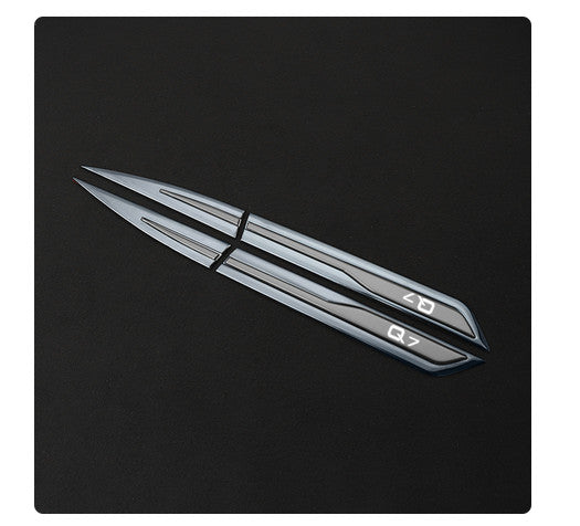 piece of car tow hook front cover and rear bumper spoon, blue, suitable for Honda for Acura .