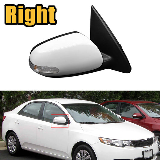 1 piece for Kia Forte 2009 2010 - 2013 right-hand power heated folding turn signal assembly