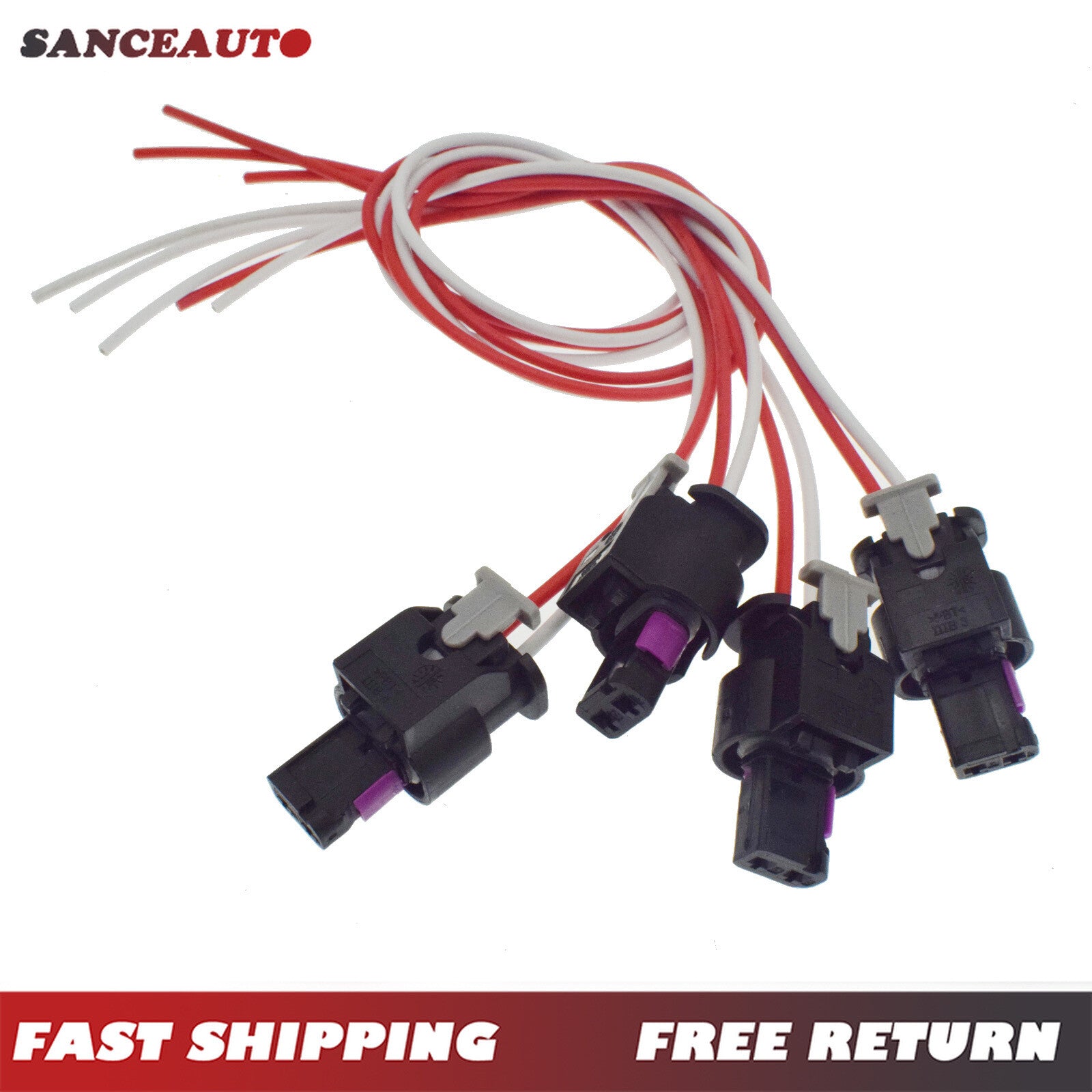 4-piece engine camshaft adjuster magnetic connector for Mercedes R171 W203 W209 W211- v
