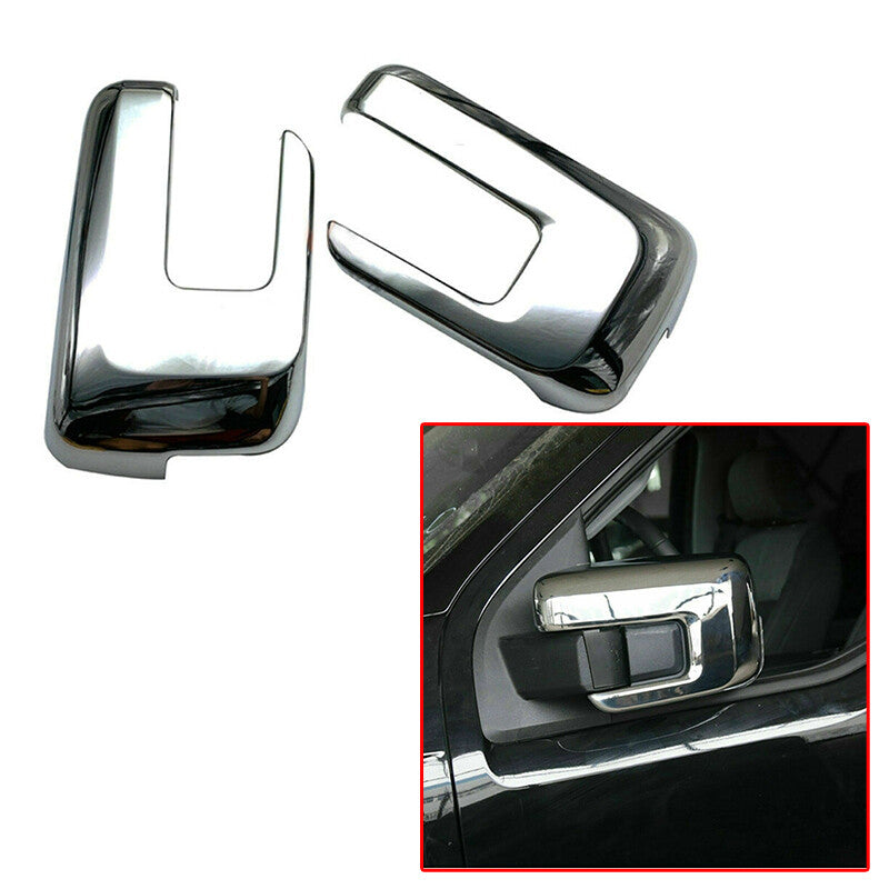 2pcs for CHRome Side Wing Rear View Mirror Cover Cap Trim Fit for F150 2021-22 v