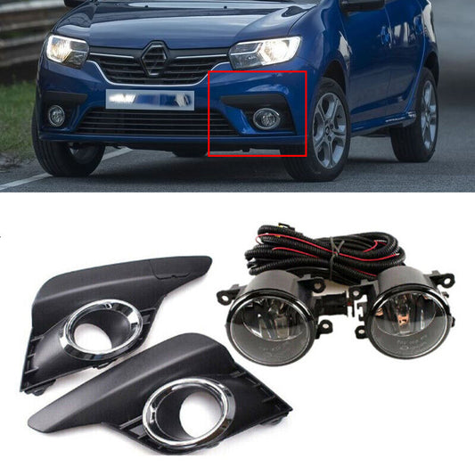 Front bumper fog light assembly for Renault Sandero Logan Megane Symbol 2018 - 2020