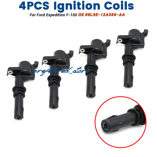4 Ignition Coils 2008-2016 for Expedition for Lincoln for Navigator 8L3Z-12029-A- v