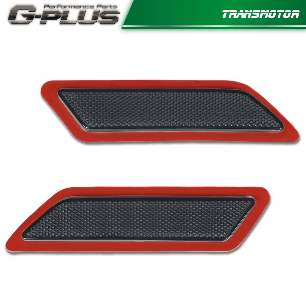 2 Pack Fits 12-15 for F30 F31 3 328i 335i Smoked Front Bumper Reflector - v