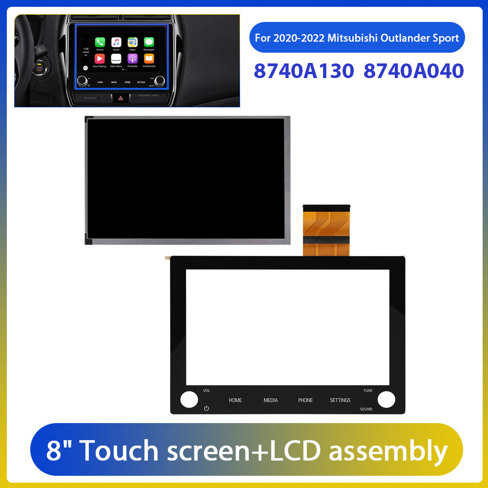 8 LCD Display Touchscreen Digitizer 8740A040 f¨¹r for Mitsubishi Outlander Car Radio