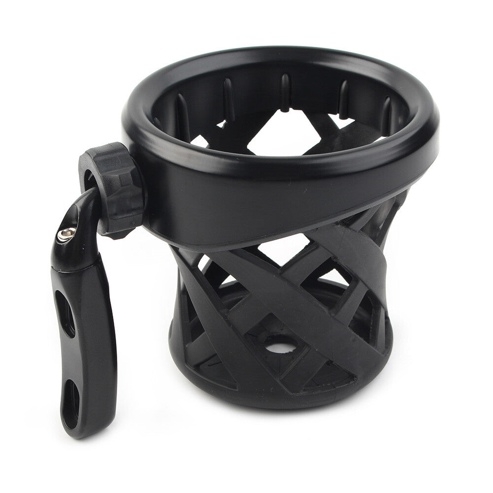 for Harley Motorcycle Handlebar Cup Holder Drink W/ Mesh Basket Mount Universal Q