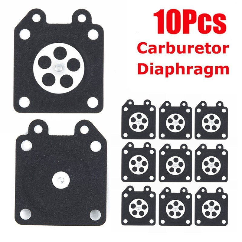 10-pack carburetor diaphragm kit for 95-526, 95-526-9, 95-526-9-8 carbohydrate black.