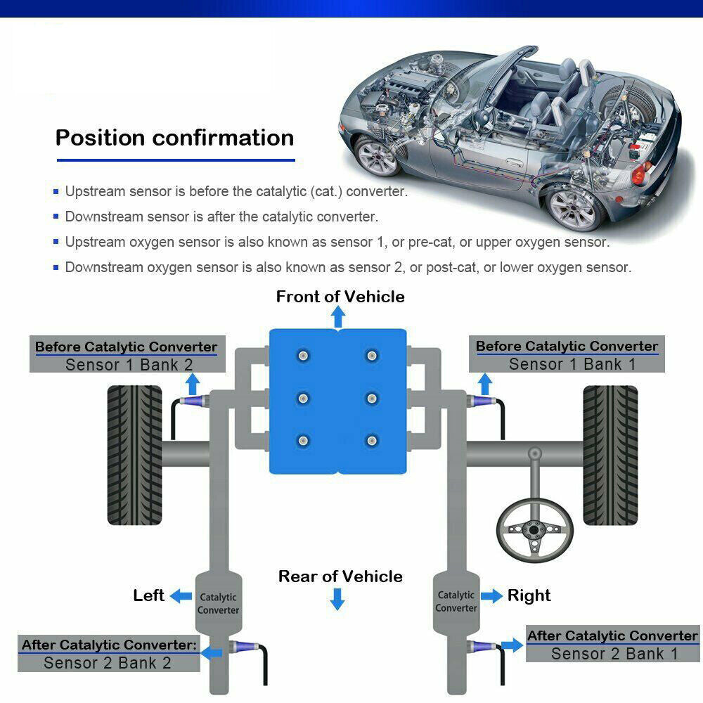 Cat Converter w/O2 Sensors Kit Fits 2011-2016 for CHEVROLET for Cruze Trax Sonic 1.4L!