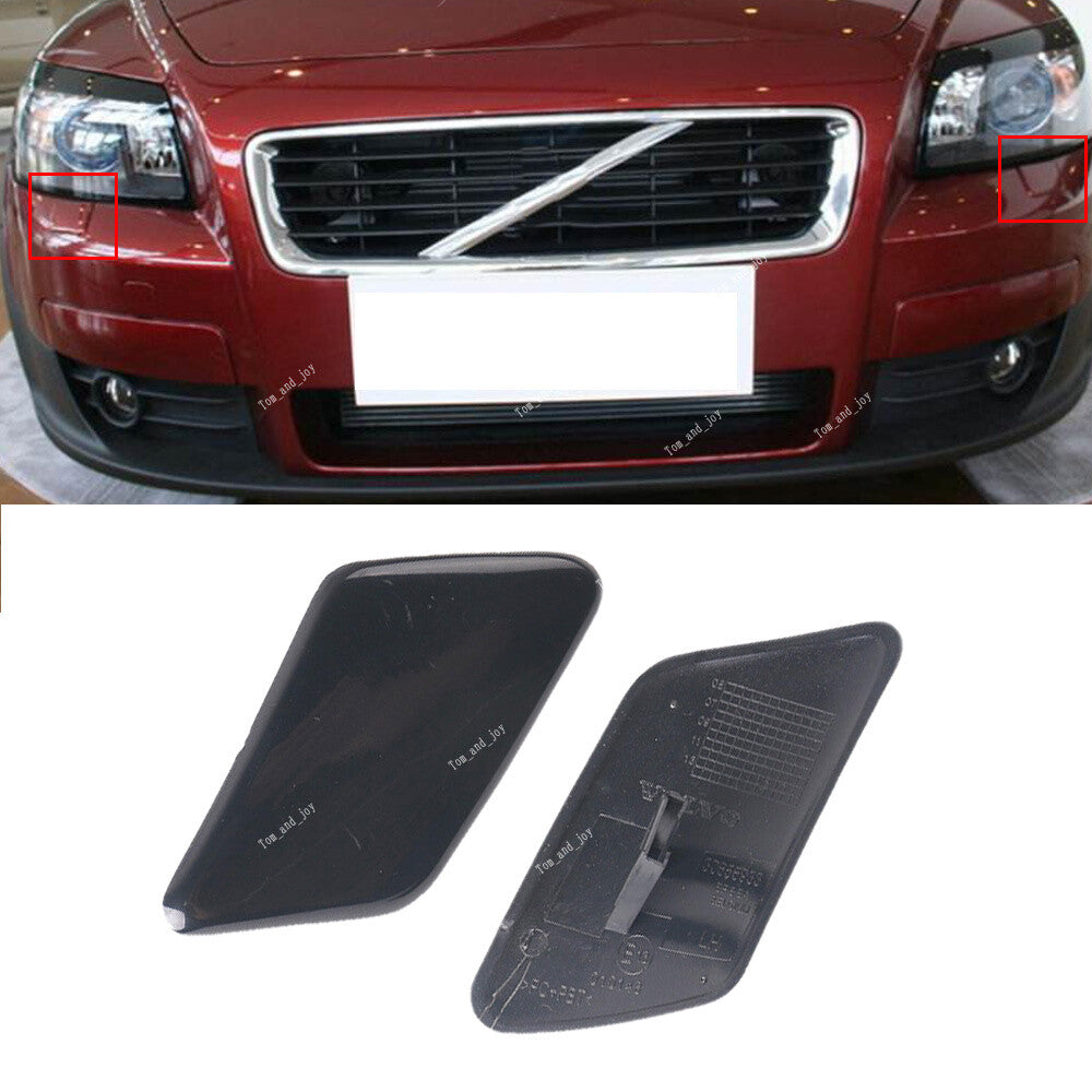 Pair of Left + Right Front Bumper Cover Trim for 2007-2008 for VOLVO C30 Unpainted Q