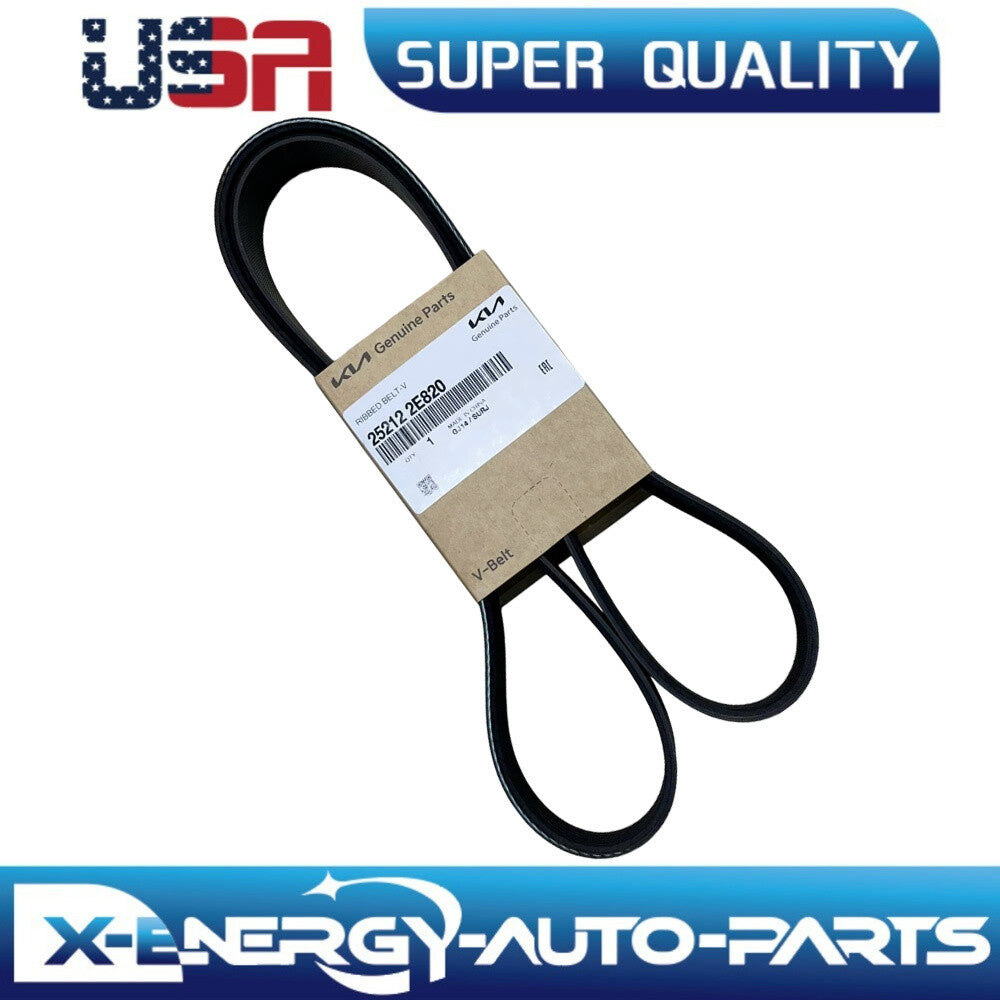 V-RIBBED BELT for 2011-2016 for ELANTRA for TUCSON for KIA FORTE SOUL 2.0L 25212-2E820 New