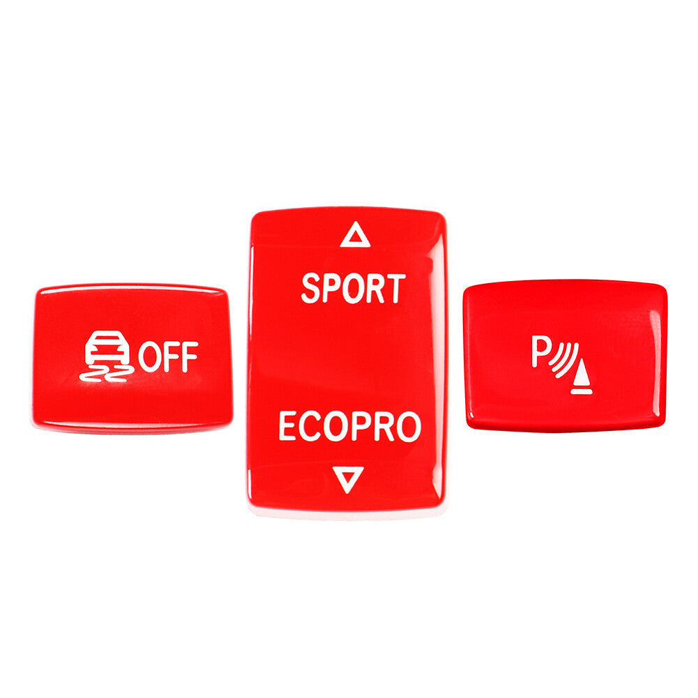 3 Pcs Gear Shift Button Trim for BMW F20 F21 F22 F23 F30 F31 F34 F32 F33 F36