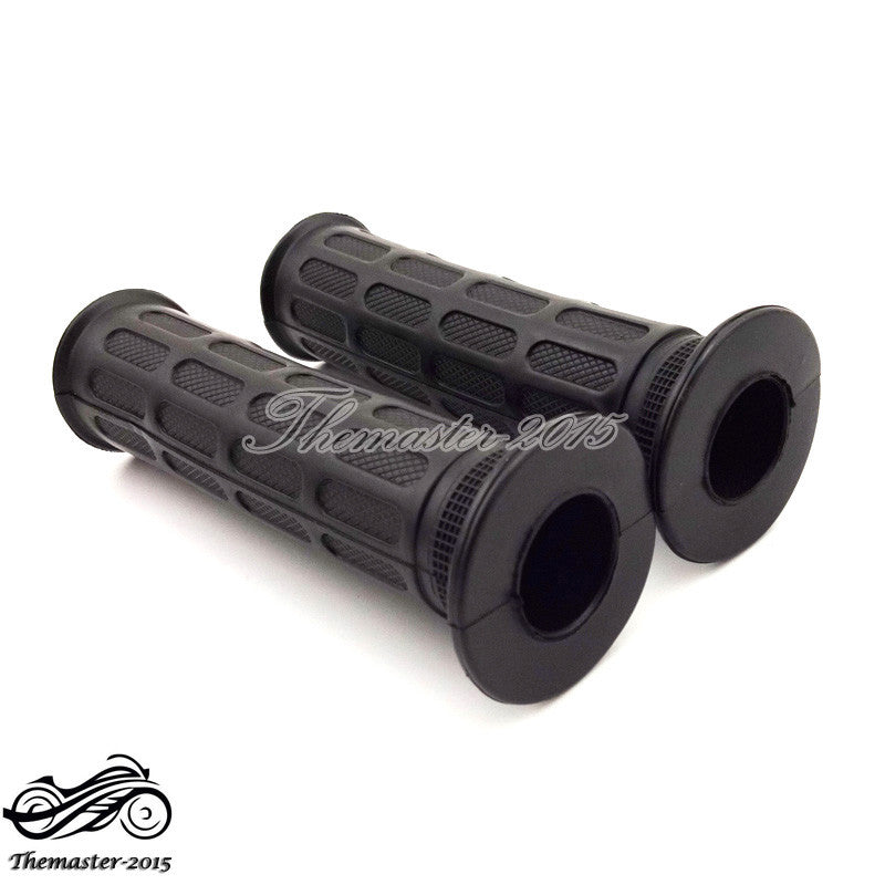 Universal Black Rubber Handle Grips Fit 7/822mm 50 110 125 150cc ATV Quad Q