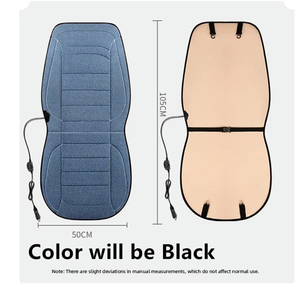Winter Heated Car for Seat Cushion Lamb Wool Household Warmer Cover Mat 12V New n